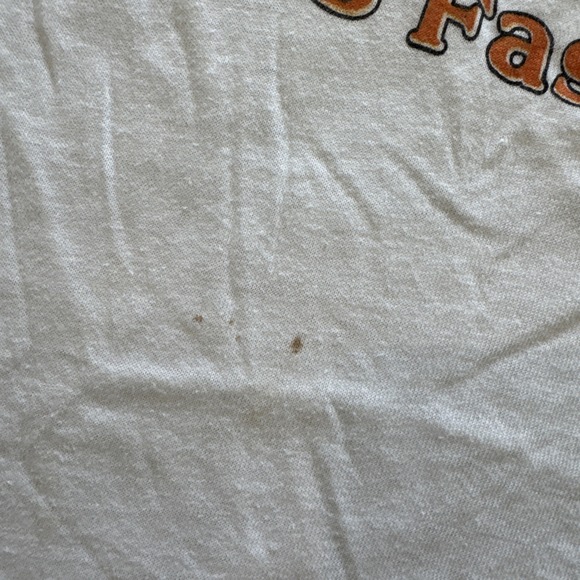 Chicago Bears Shirt Mens S Ringer 80s Hanes NFL Caricature Vintage Walter Payton - Picture 5 of 9